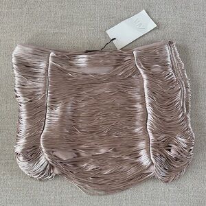 Zara Metallic Fringe Mini Skirt
